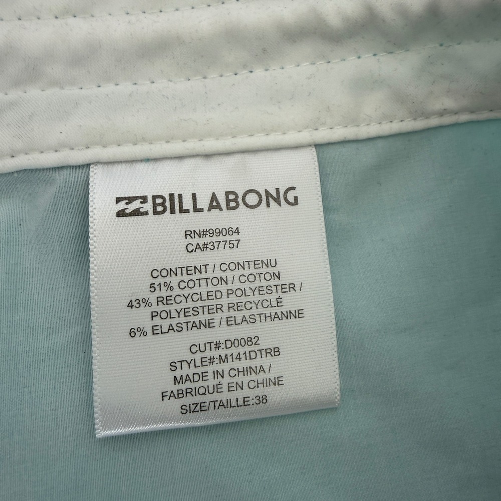 Billabong Mens Board Shorts Sz 38 Tropical Monstera Leaf Colorblock M141DTRB NWT - Picture 8 of 11